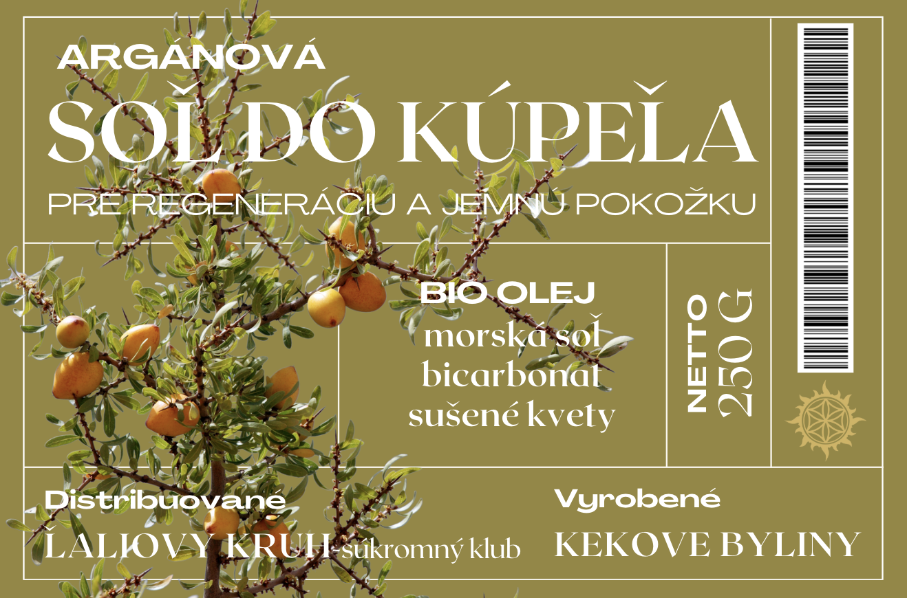 soľ do kúpeľa ARGANOVÁ
